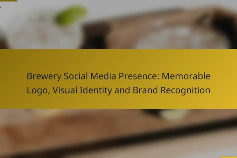 Brewery Social Media Presence: Memorable Logo, Visual Identity and Brand Recognition
