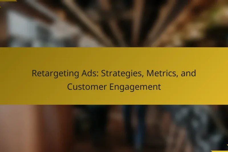 Retargeting Ads: Strategies, Metrics, and Customer Engagement