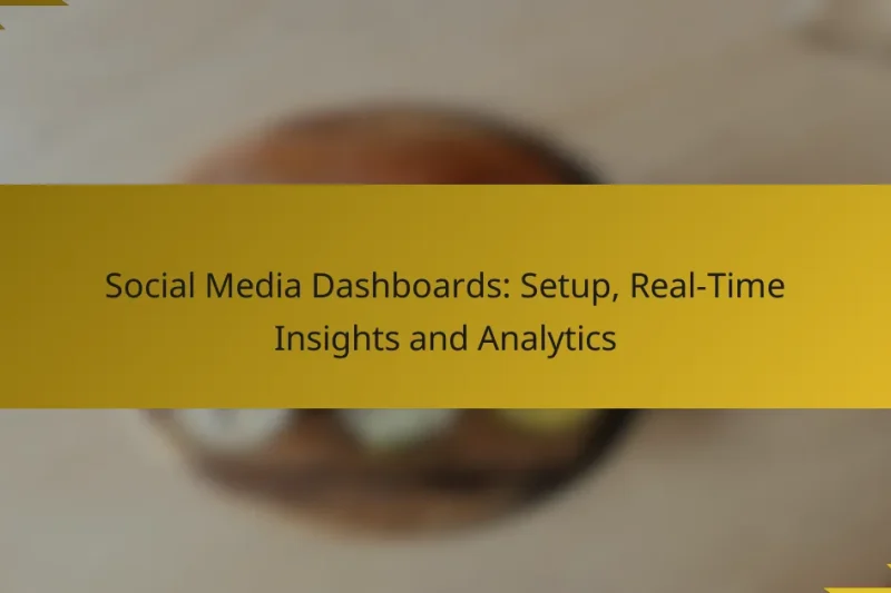Social Media Dashboards: Setup, Real-Time Insights and Analytics